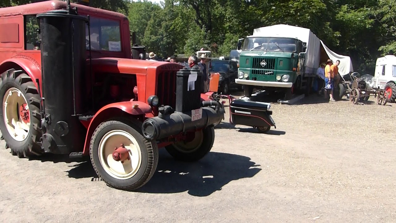 Bulldog Dampf und Diesel 2019 Lanz Bulldog u HANOMAG Holzvergaser