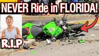 (R.I.P Blake Barker CRASH) NEVER Ride a Motorcycle in Florida