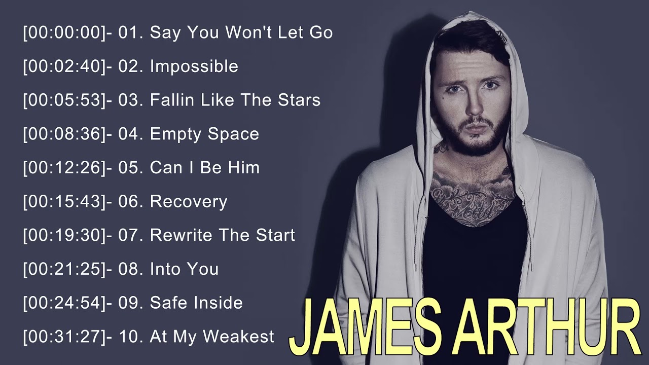 James Arthur Greatest Hits Full Album 2021 - James Arthur Best Songs Playlist 2021