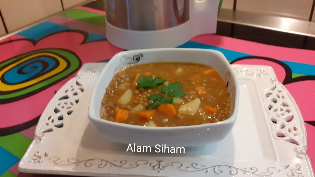 Easy Soup/Lentilles au blender chauffent /Soup maker Domo