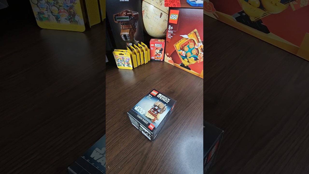 Opening and Building Tusken Raider Brick Headz 40615 