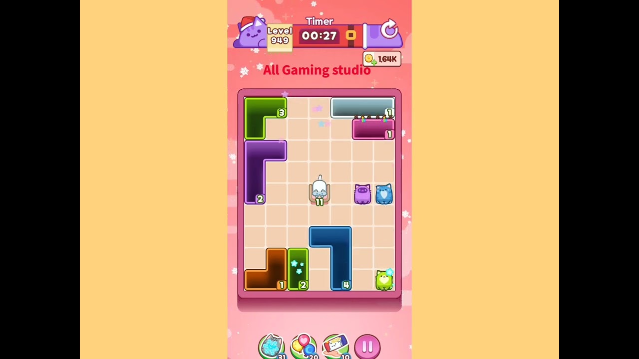 Drop the cat level 949 walkthrough solution 