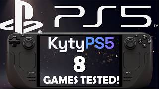 Full 8 PS5 Games Tested on Steam Deck | KytyPS5 Emulator | Full Performance Test Update