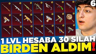 Rekor 1 Level Hesaba 30 Yükselti̇lebi̇li̇r Yeni̇ Si̇lahi Bi̇rden Aldik 350000 Uc Pubg Mobile