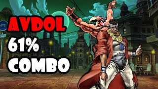 Avdol 61% GHA Combo | All-Star Battle R