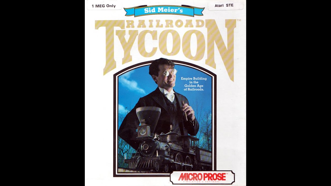 Railroad Tycoon Sur Atari ST – Jeu De Gestion – Version PAL – Complet Et Testé