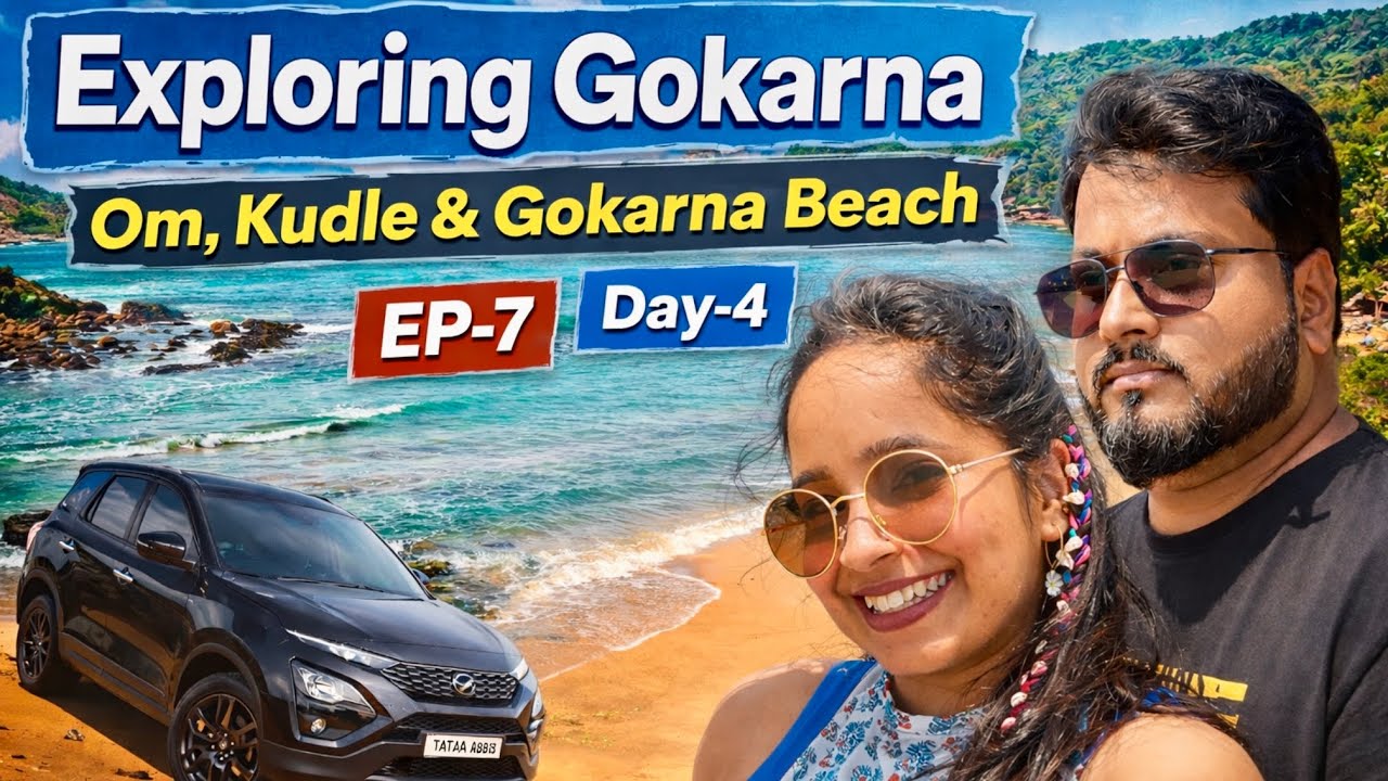 EP 07 - Gokarna Travel Guide | Om Beach | Kudle Beach | Gokarna Beach | Day 4 | Epic Karnataka Trip