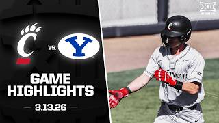 Cincinnati vs. BYU Highlights (3.13.26) | 2026 Big 12 Baseball