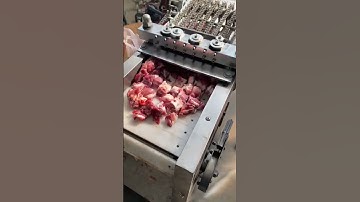 Amazing machine cutting the pork ribs #charkfoodies #shorts #pork
