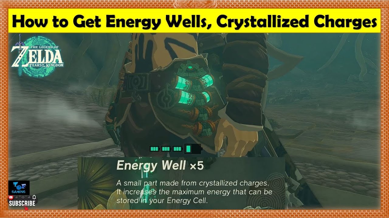 Get Energy Wells and Crystallized Charges in Zelda Tears of the Kingdom