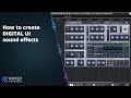 How to create digital ui sounds