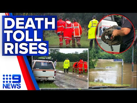 Missing father found dead in Queensland floods, bringing death toll to two | 9 News Australia