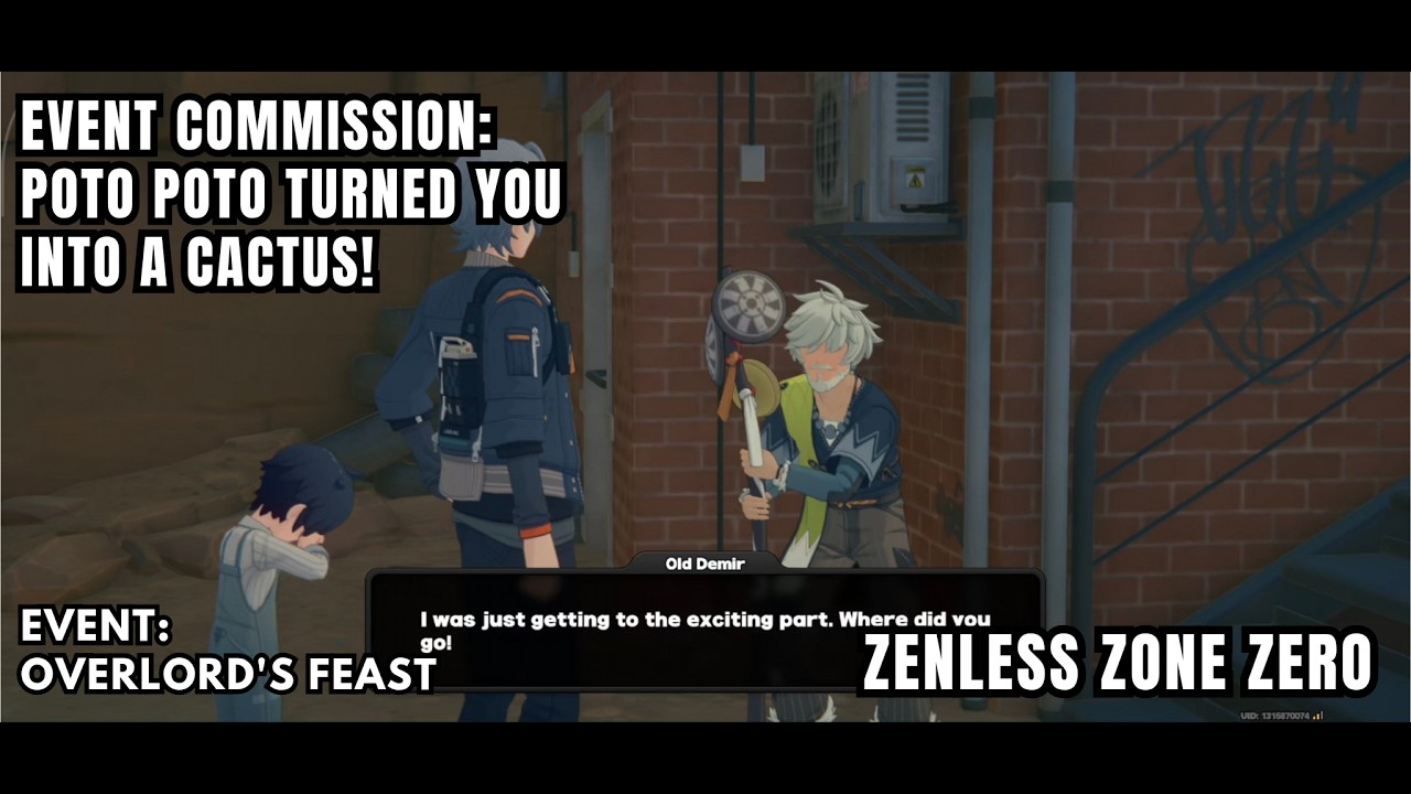 [Zenless Zone Zero Event Commission] Poto Poto Turned You Into A Cactus!: Listen To Leif's Troubles