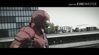 Iron man test render in Blender Eevee.