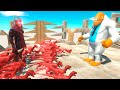 ⚡ Doctor Goro The Giant vs VIRUS DEATH RUN - 🦖 Animal Revolt Battle Simulator 🦕