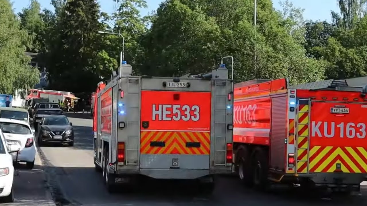 Vantaa 422 maastopalo keskisuuri / Vantaa 422 wildfire medium