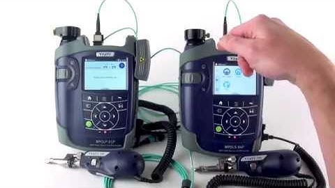 VIAVI MPOLx MM SM – Setting up the Loss Length Test – TRS RenTelco