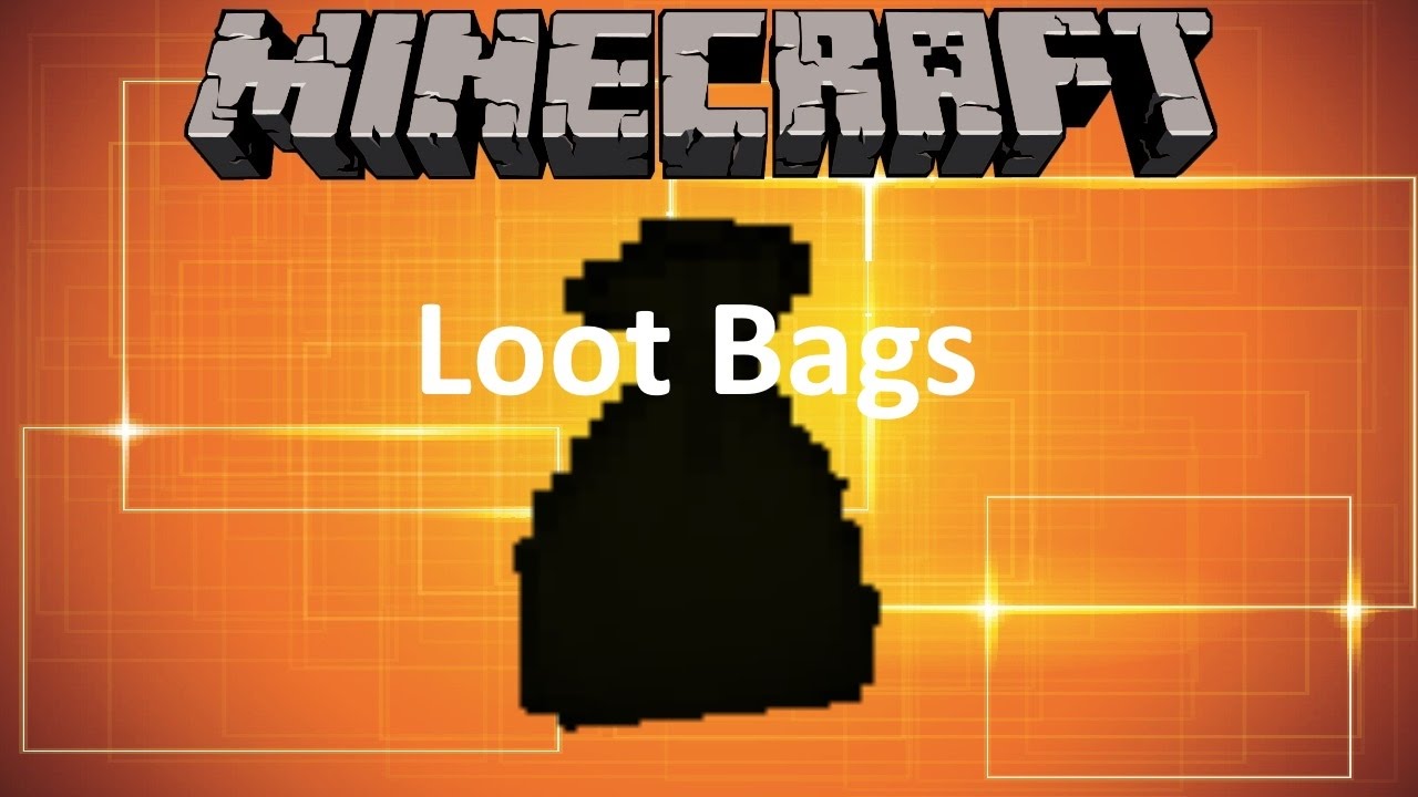 LOOT BAGS MOD - MINECRAFT 1.10.2 (MOD SHOWCASE) - YouTube