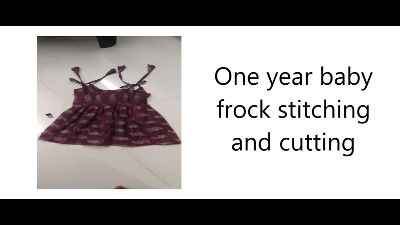 One year old baby cute frock for summer - YouTube