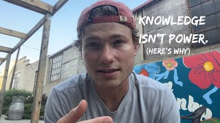 You’re not learning (how to actually change)