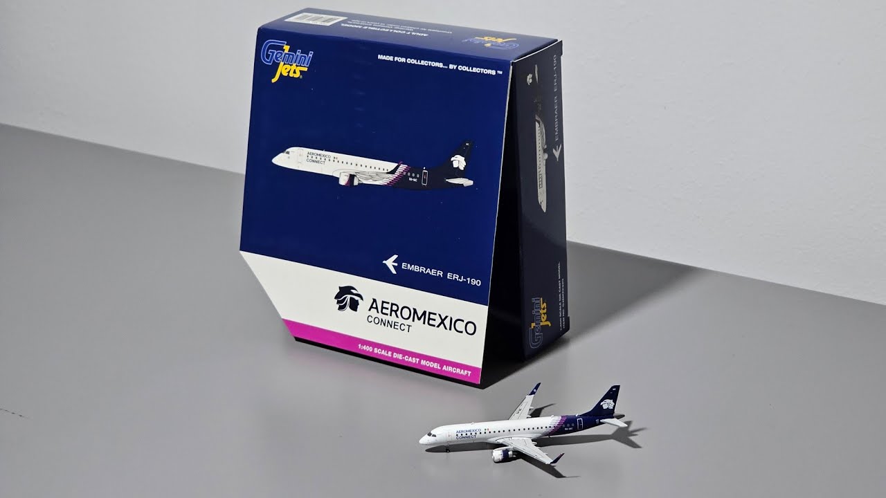 Gemini Jets 1:400 Aeromexico Connect Embraer ERJ-190 Model