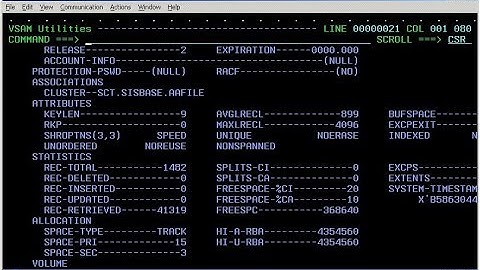 Working with IBM VSAM JCL - M25