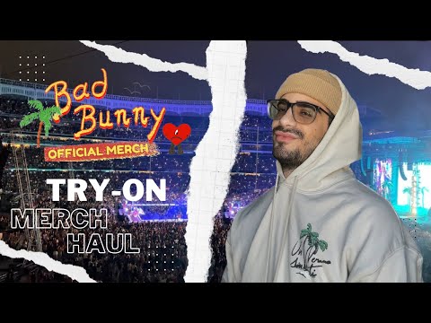 Neighbors Stole My Package! - Bad Bunny Uvst Merch Try-On Haul