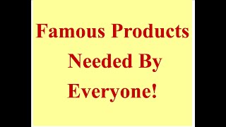Everyone needs my famous essential products 102425