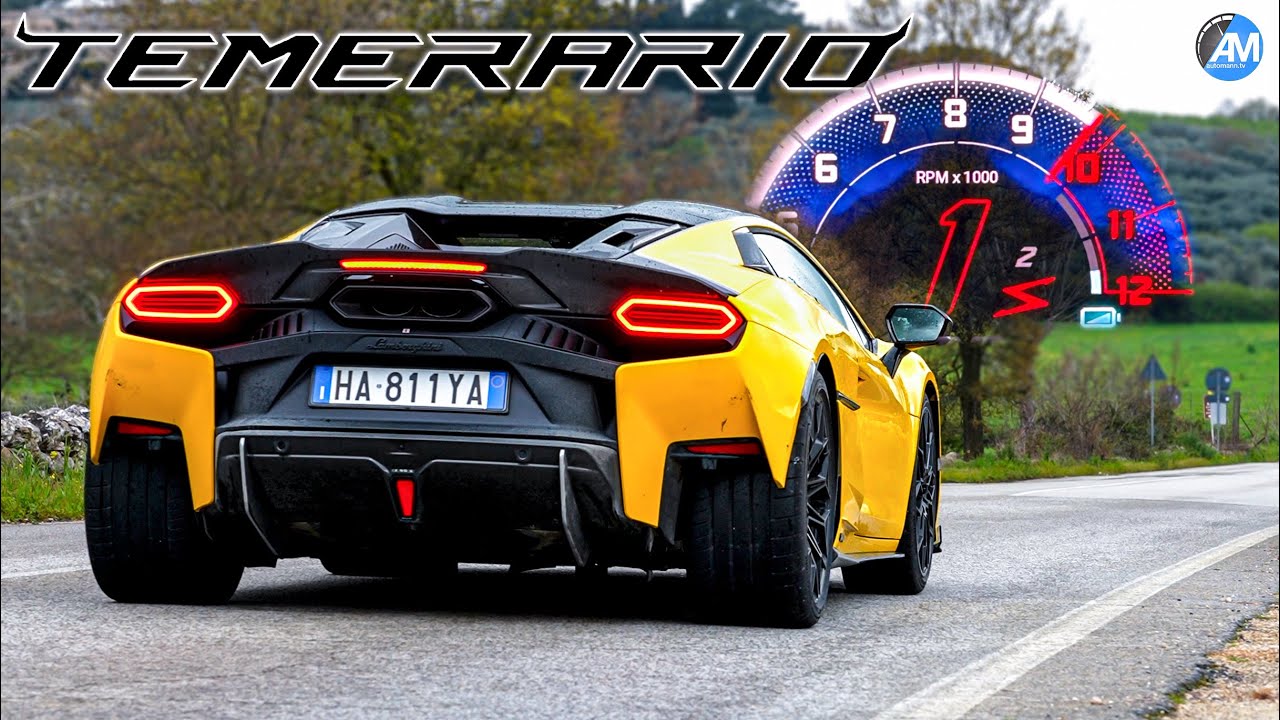 NEW! Temerario ALLEGGERITA 920hp🔥| 0-100 km/h acceleration & SOUND🏁| by Automann in 4K