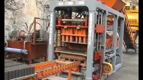QT6-15 block making machine/fully automatic concrete brick forming machine