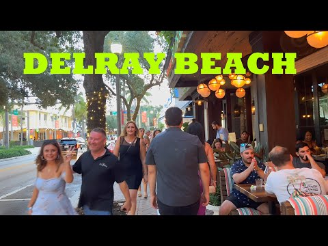 Walking Delray Beach, Florida in June 2023