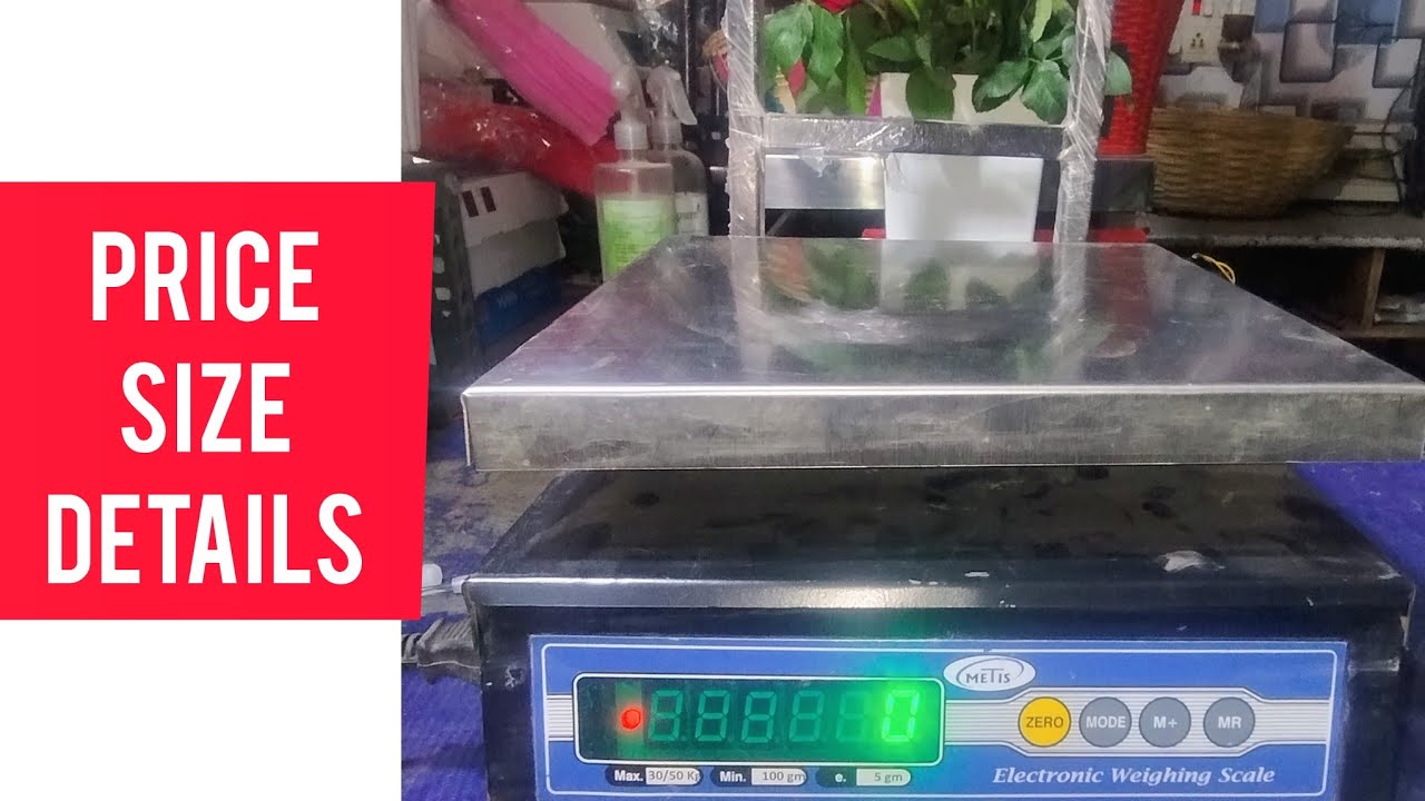 Review digital weighing scale 30/50 . Tarazu kanta best for farmers dairy and chicken business 
