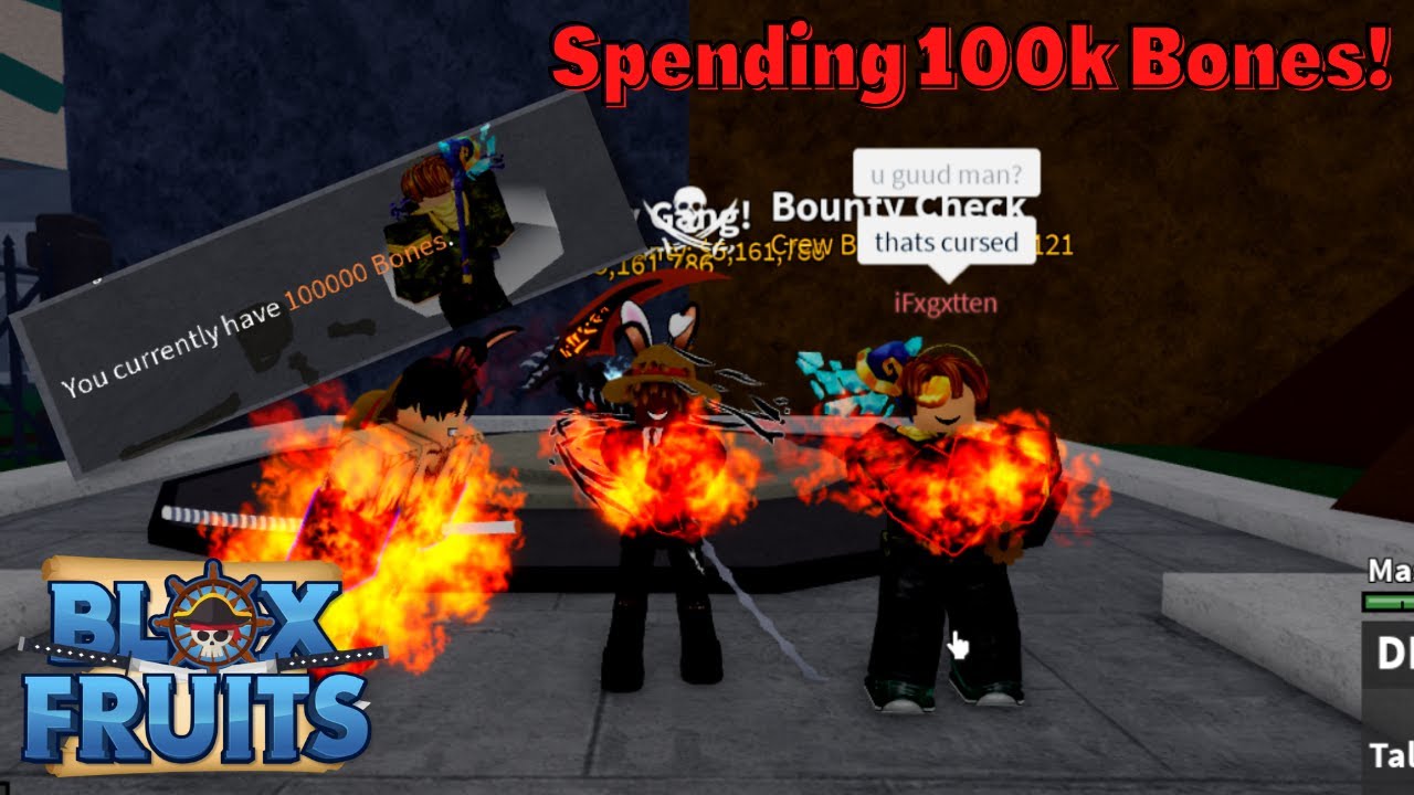 🚨Live Blox Fruits - Spending 100k Bones!🚨 