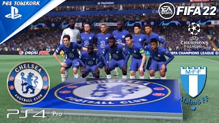 FIFA 22 - Chelsea vs Malmo Ft. Lukaku, Werner, Mount, - UEFA Champions League - PS4 PRO