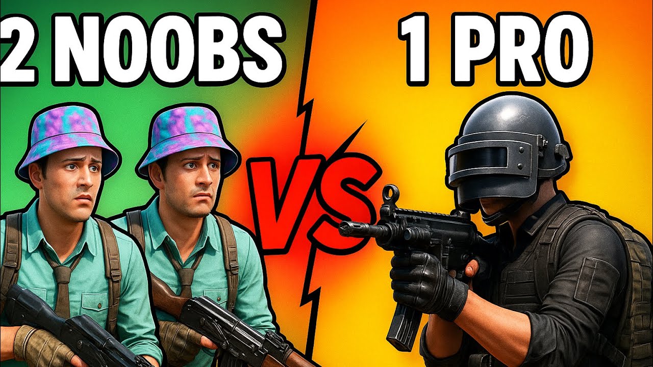 2 noobs VS 1 pro | BGMI | @DEVLITEX ,@StreamXline - YouTube