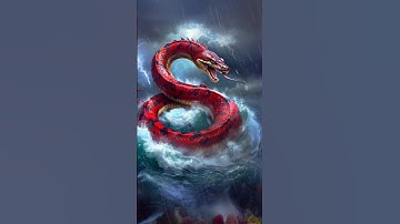 Red 🌧️ Python | A Dream Worlds | #shorts #python #snake #trending #ai #aiart #aigenerated