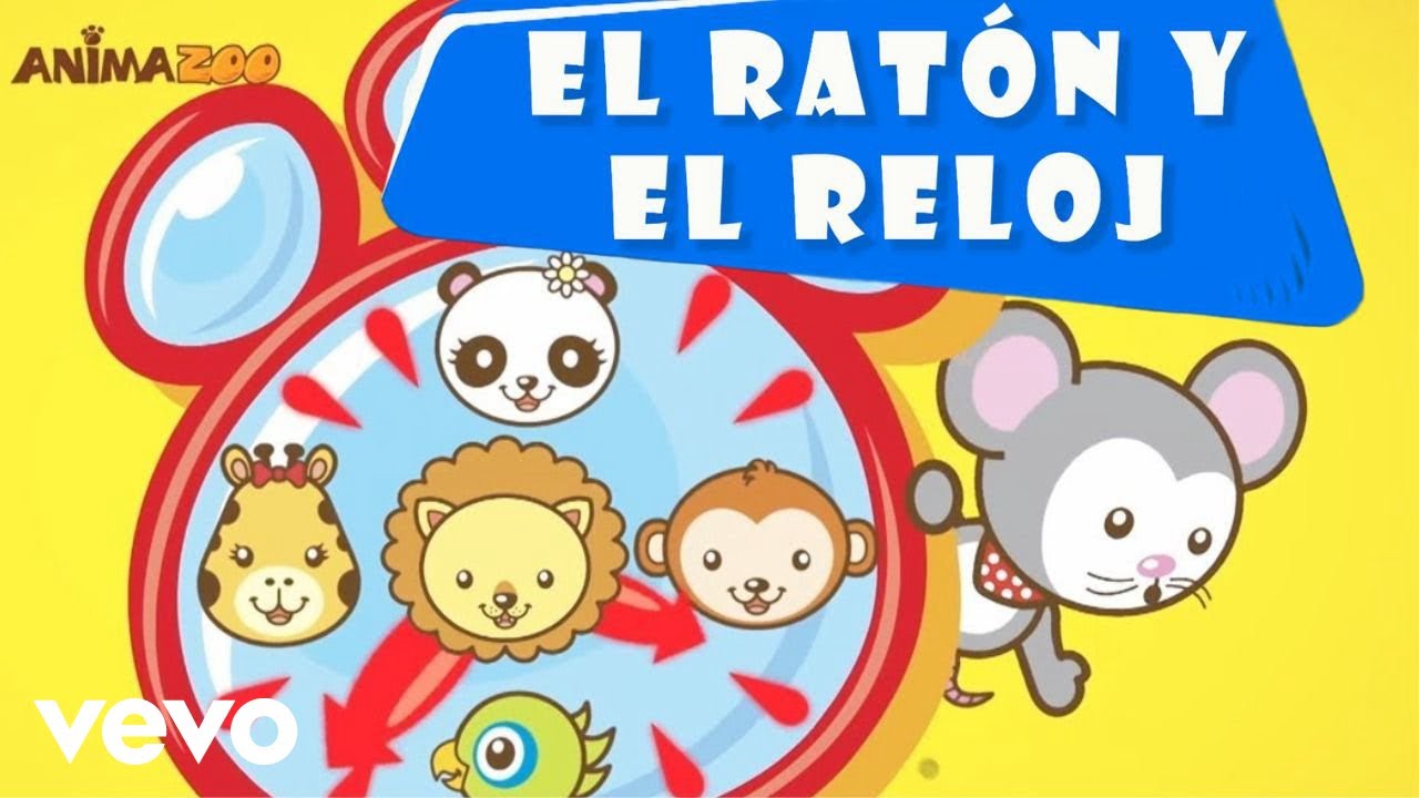 Animazoo - El Ratón y El Reloj 🐭🕗♫ Divertida Canción Infantil ♫ Cantar ...