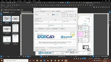 Creating Headers & Footers with Bluebeam Revu