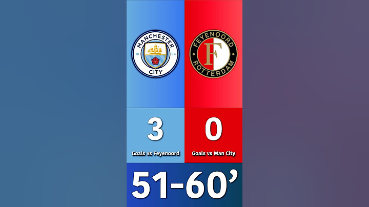 Manchester City vs. Feyenoord - Goals Against Each Other in UCL 26/11/2024?