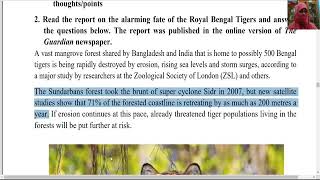 Unit 12,Lesson -4, Threats to Tigers of Mangrove Forest||Mafuza||Learning English Easy Way