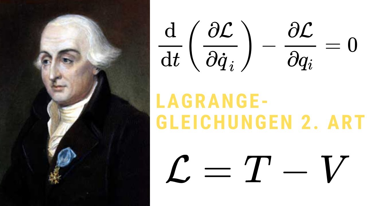 Lagrange Gleichung 2 Art Lagrange-Gleichungen 2. Art - Schiefe Ebene, Lagrangefunktion