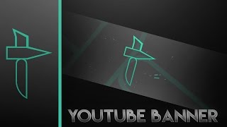 How to make a Youtube Banner- Photoshop Cs6 Tutorial