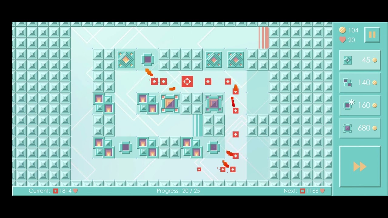 Mini TD. Level 40. Walkthrough.