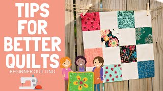 TIPS FOR QUILTING | Learn Piecing Strategies for a Simple Quilt Top