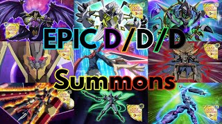 ALL EPIC D/D/D monster summons (chant + animation)!