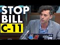 My opening statement opposing Bill C-11, the awful YouTube bill