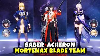 Saber &amp; Acheron x Mortenax Blade Team vs Pure Fiction Lygus | HSR 4.3