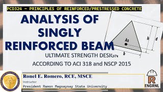 RCD - (1/2) Analysis of SRB (w/ Non- Rectangular Beam Sample) (Tagalog)