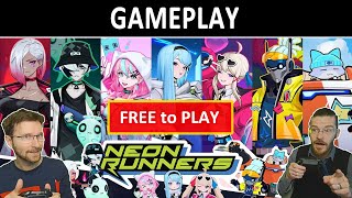 Neon Runners: Craft & Dash | GAMEPLAY (Free to Play) screenshot 2