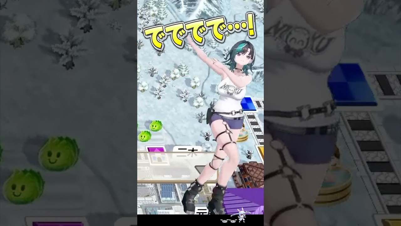 『可愛い独特なポーズ』で走り去る千速【ホロライブ切り抜き/ホロライブ/戌神ころね/尾丸ポルカ/博衣こより/輪堂千速 】#shorts